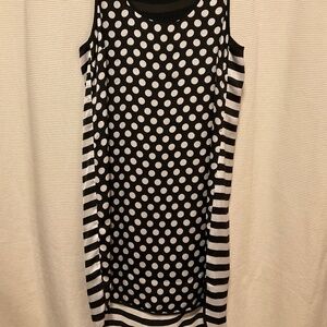 Michael Kors Striped Polka Dot Dress